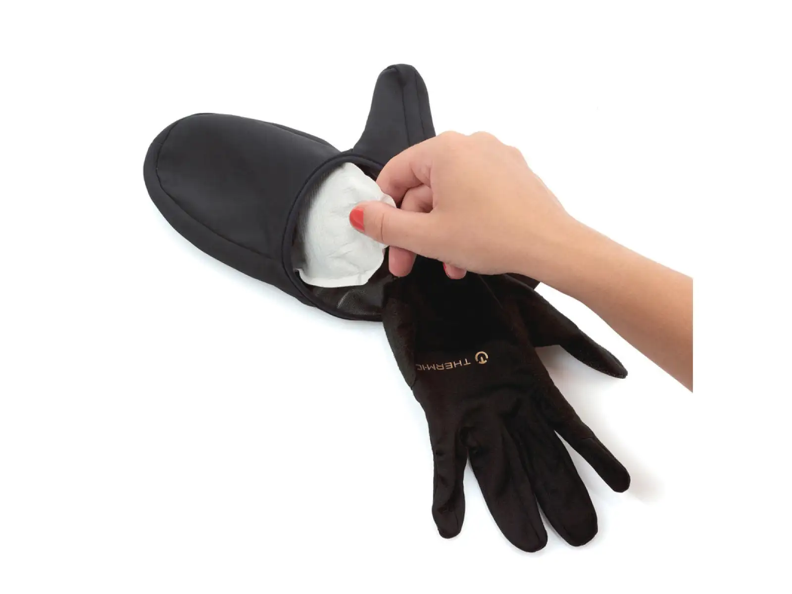 Thermic Versatile Light heated gloves black