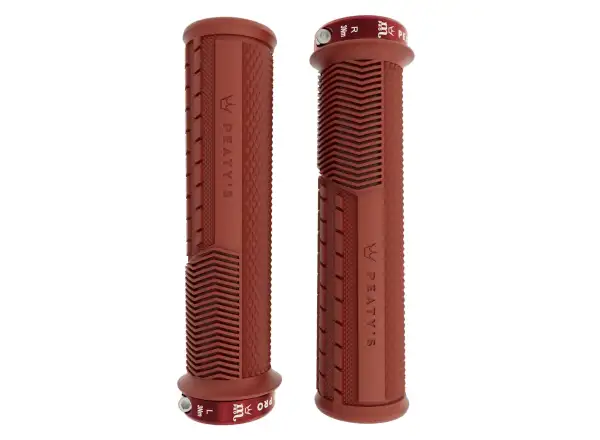 Peatys Monarch Pro Knurl Thick grips Brick Red