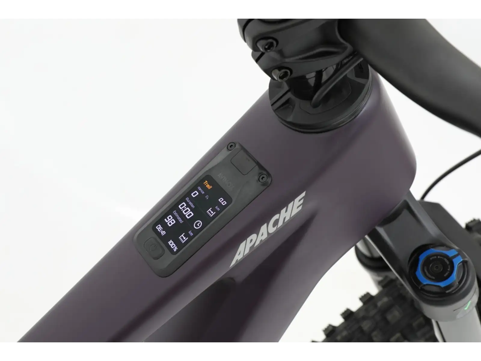 Apache Eagle 2 Avinox 800 Wh purple full suspension e-bike