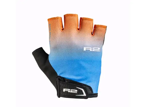 R2 Mistral kids cycling gloves blue/orange