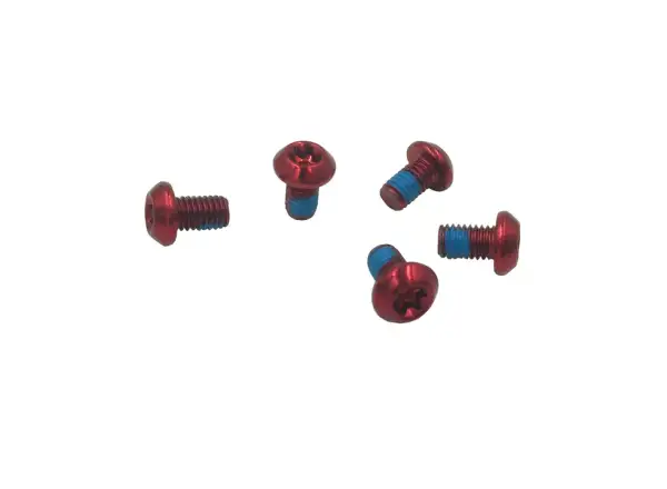 Wolf Tooth Camo chainring bolts 5 pcs red