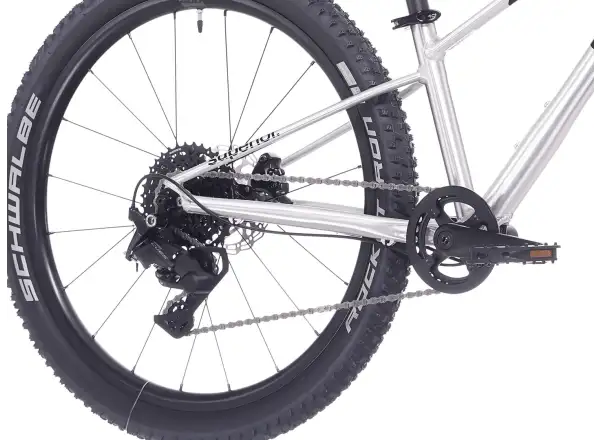 Superior TEAM 24 kids bike Gloss Brushed Alu / Rainbow Black