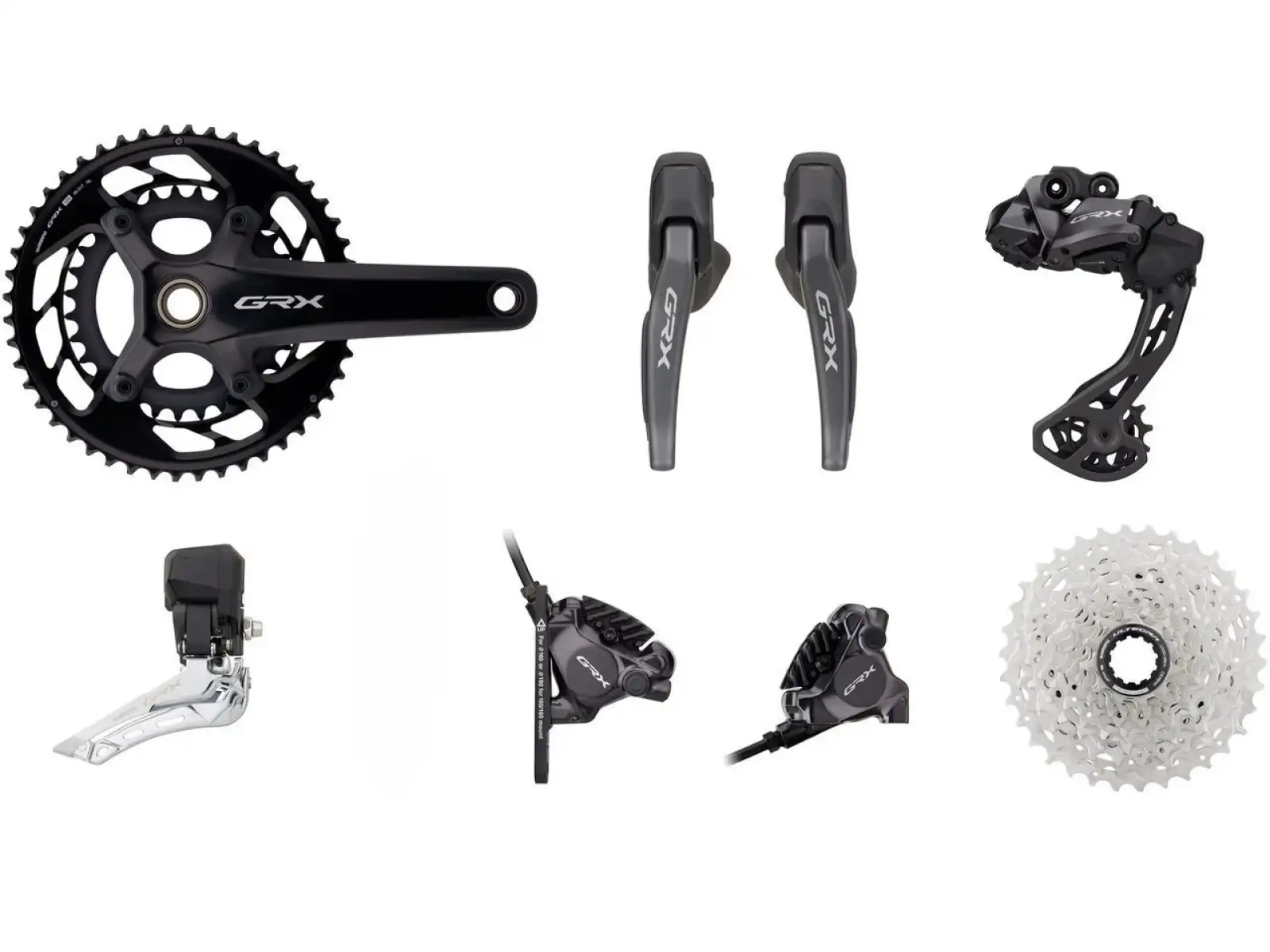 Shimano GRX 820 Di2 12-speed gravel set with an 11-34 cassette