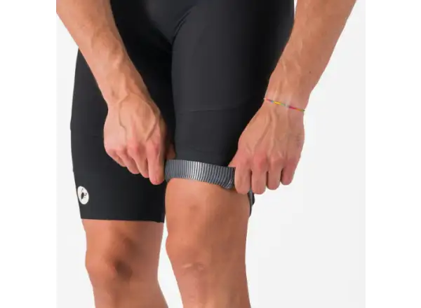 Castelli Endurance 4 men's shorts with pad and bib Black