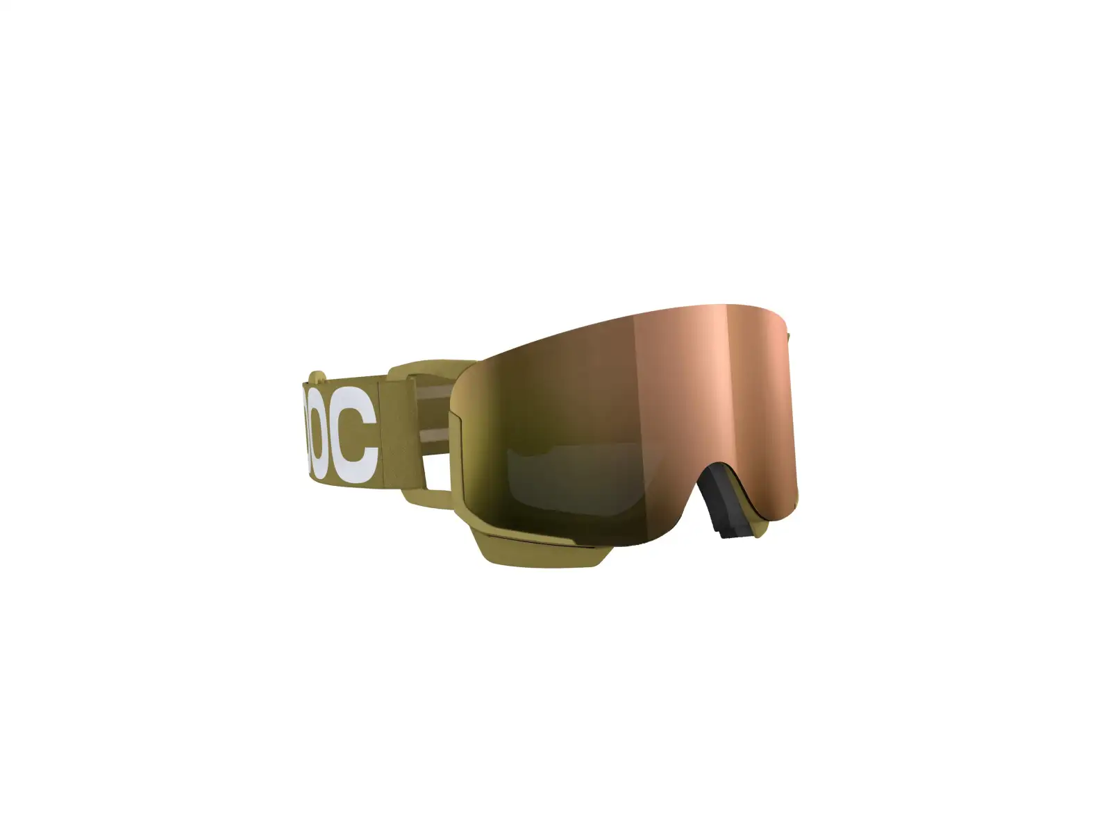 POC Nexal Mid ski goggles Olivine Green/Partly Sunny Rose Gold