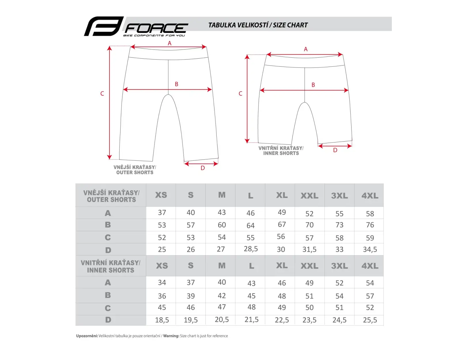 Force MTB-11 men's shorts with pad blue