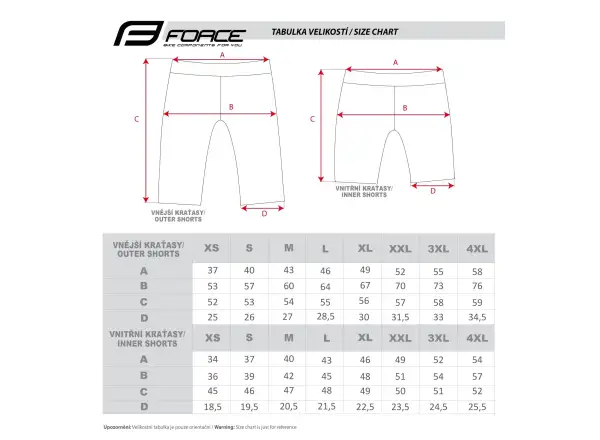 Force MTB-11 men's shorts with pad blue