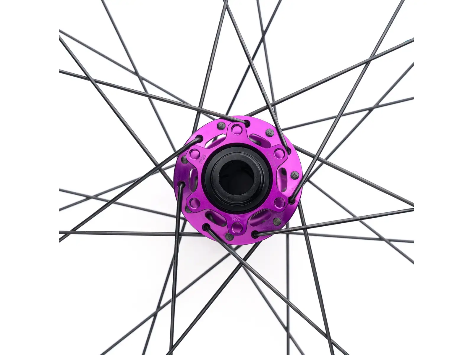 OneUp front hub 110x15 32 holes purple