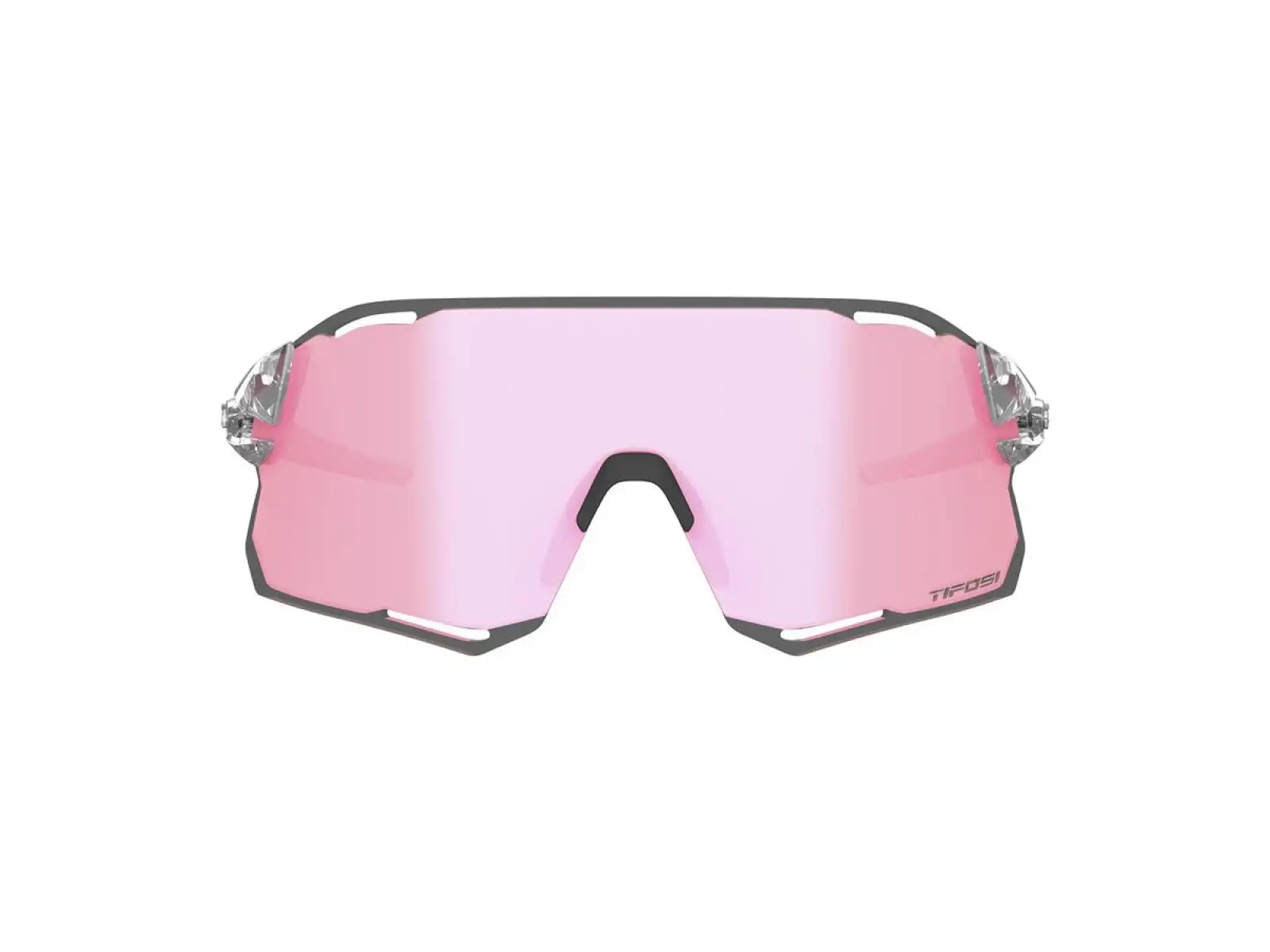 Tifosi Rail Race sport sunglasses Crystal Clear/Clarion Rose/Clear