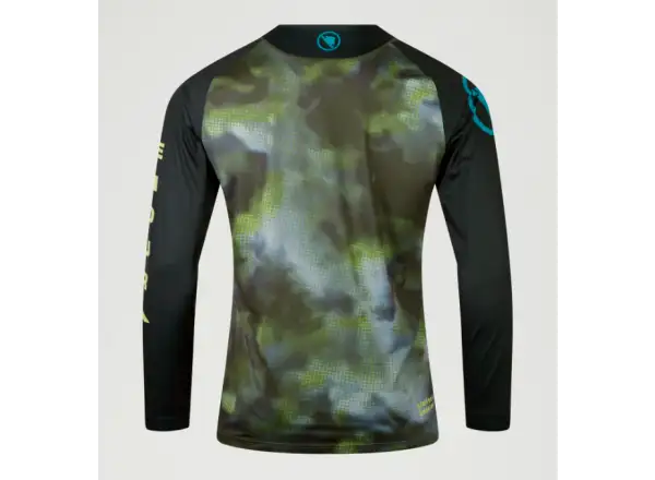 Endura Pixel Cloud men's jersey long sleeve Black