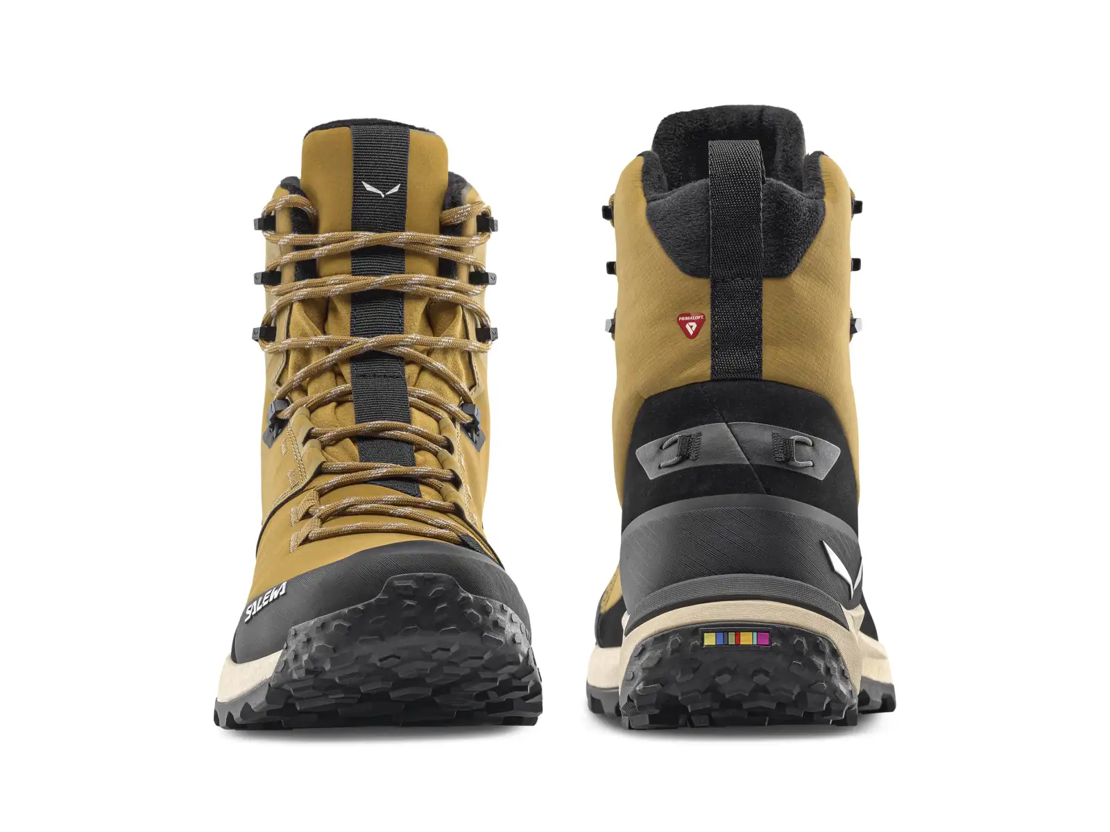 Salewa Puez Winter Mid PTX men's shoes Golden Brown / Black