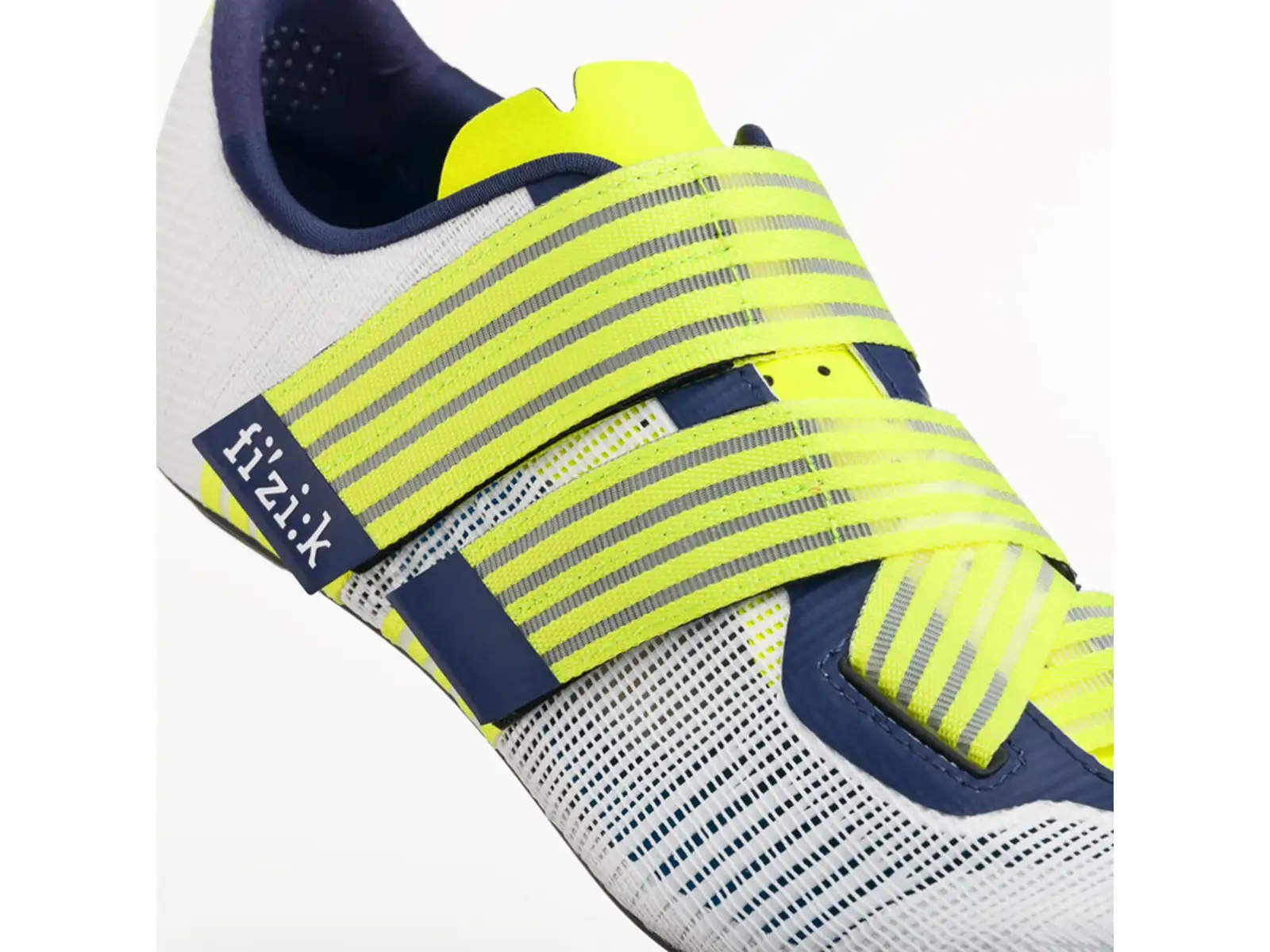 Fizik Vento Powerstrap Aerowave men's road cycling shoes Movi Yellow/White