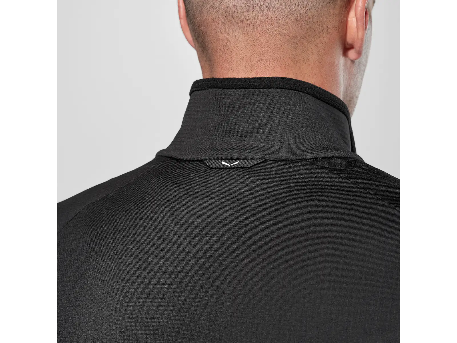 Salewa Puez Cammino Polarlite Half-Zip men's sweatshirt Black Out