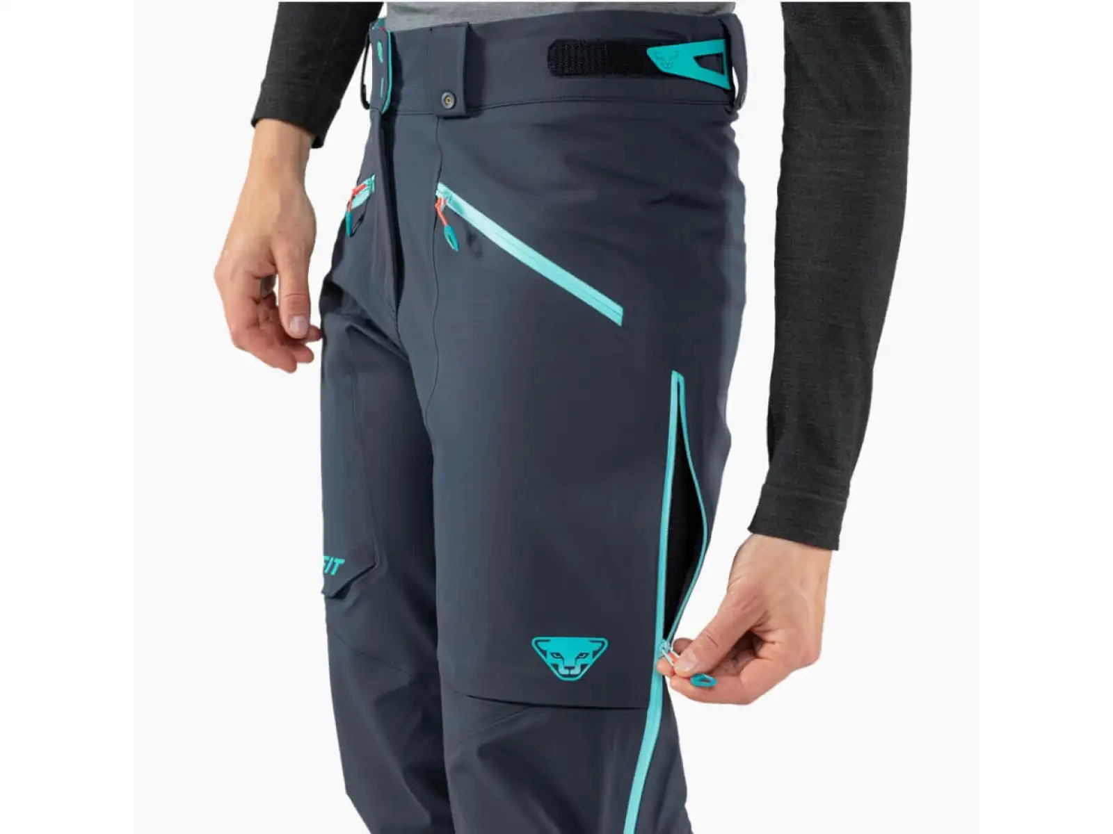 Dynafit Beast Hybrid women's pants Blueberry/Marine Blue