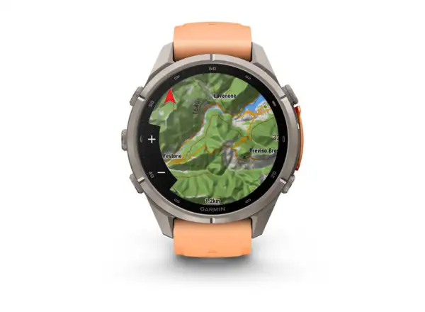 Garmin Fénix 9 Pro inReach 43 mm smart watch Carbon gray DLC Titanium Black/Pebble gray