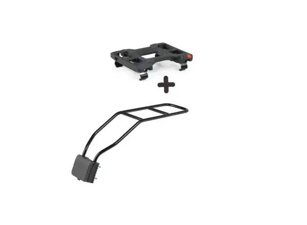 Urban Iki rear seat with adapter and frame carrier SET Aotake Light Blue