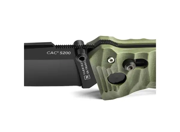 TB Outdoor CAC S200 French Army G10 Knife texture khaki