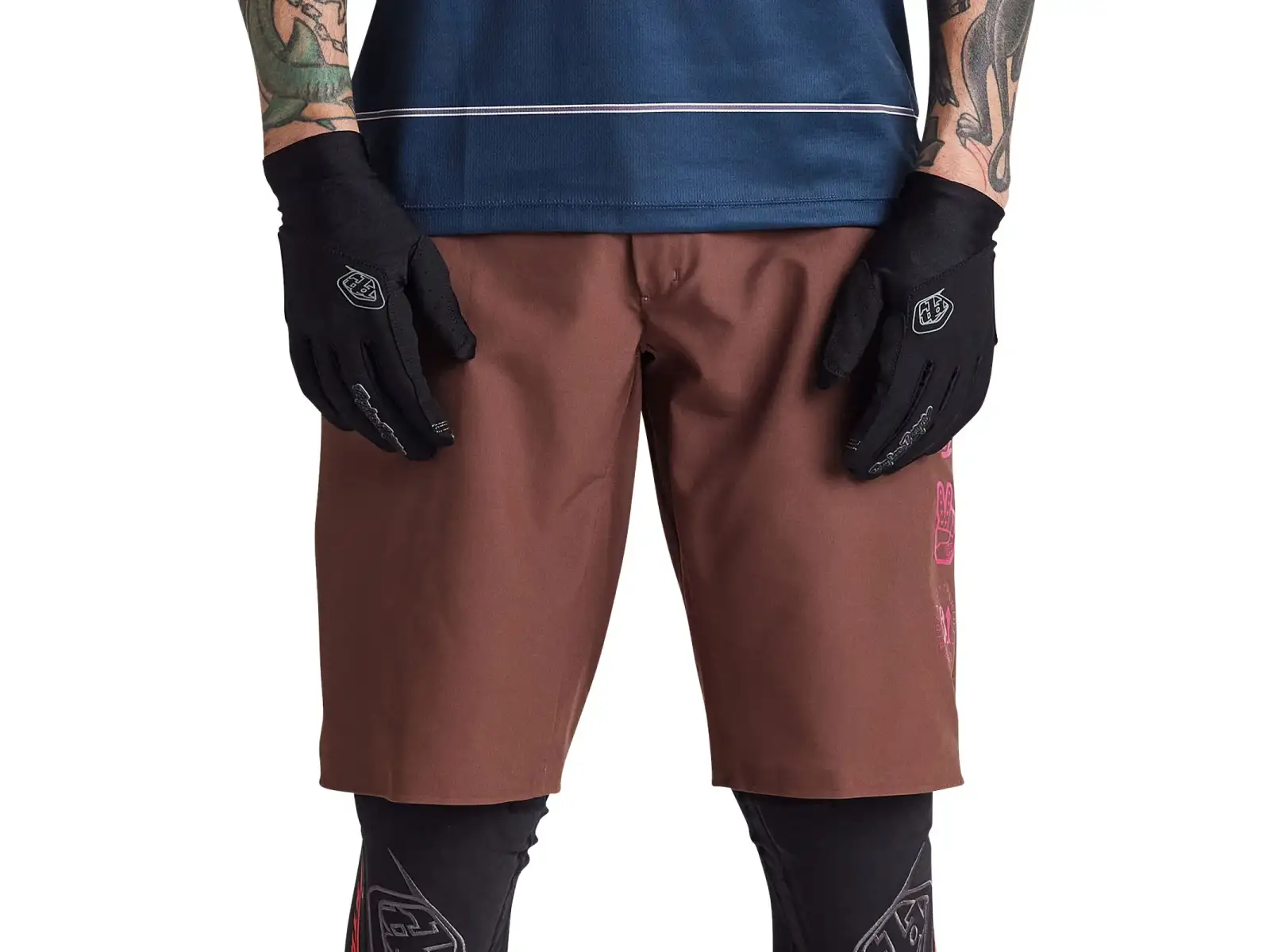 Troy Lee Designs Flowline Superlyte men's shorts Mono Chocolate