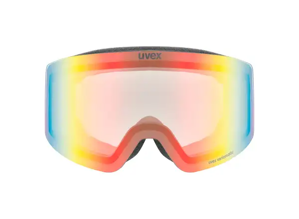 Uvex Provoque FM ski goggles black matt/rainbow