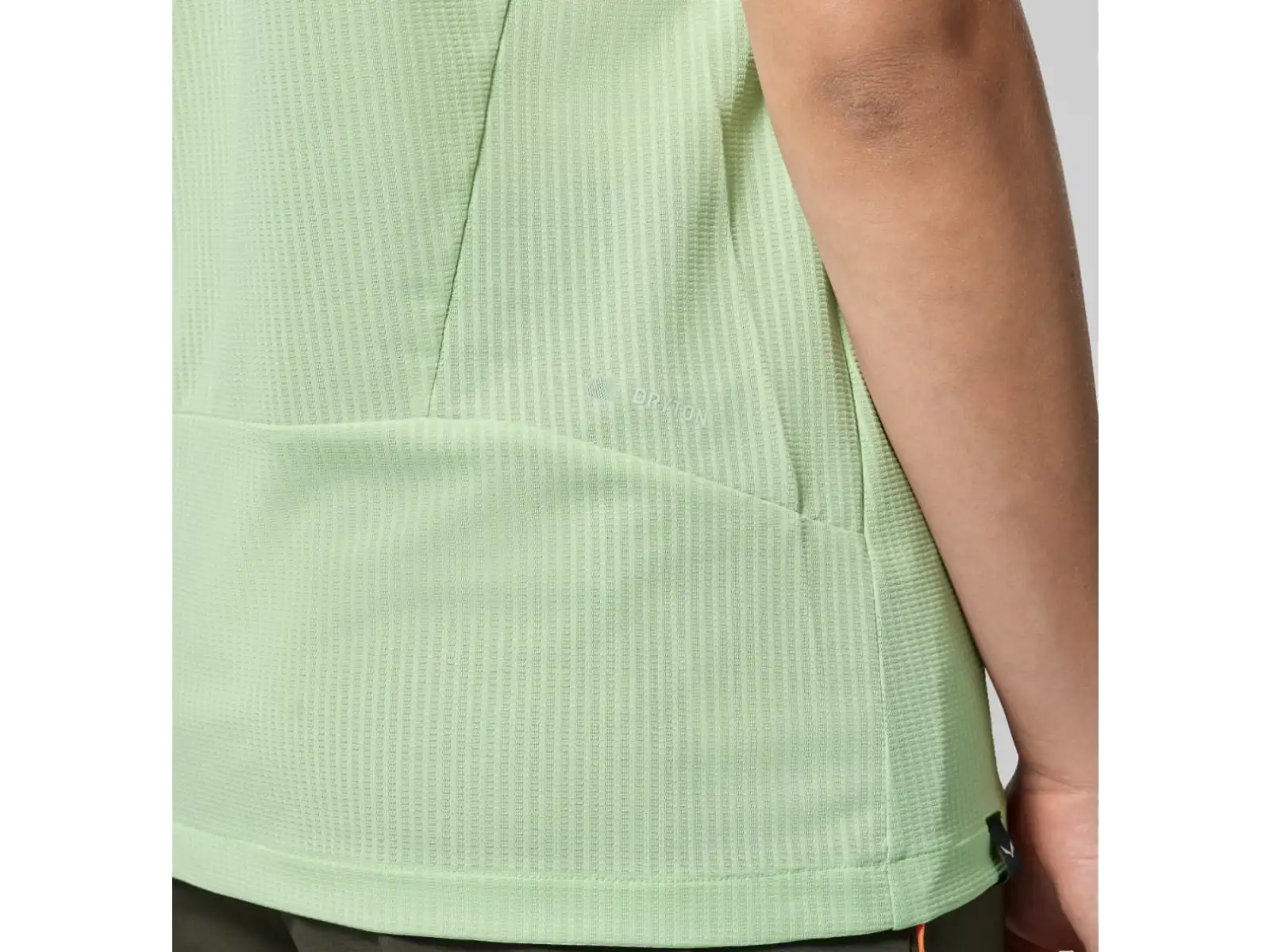 Salewa Dry'Ton Hybrid women's T-shirt short sleeve Pastel Green