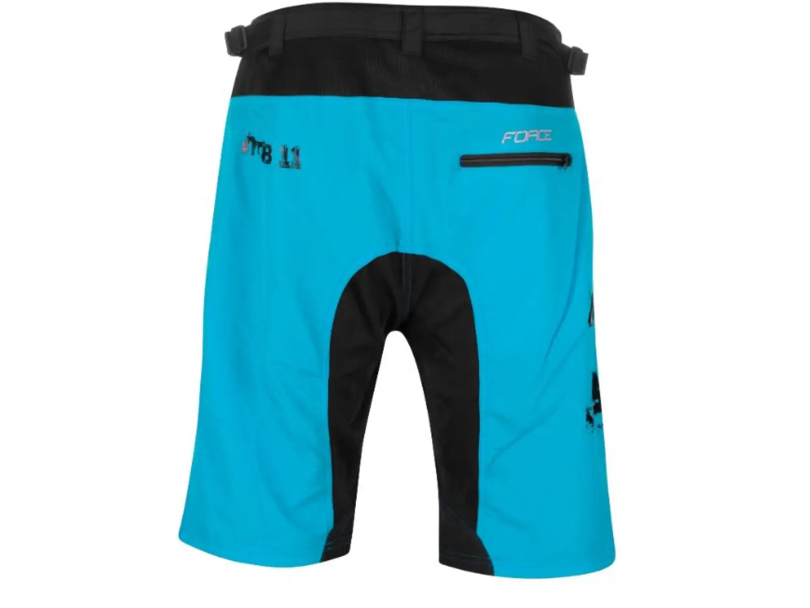 Force MTB-11 men's shorts with pad blue