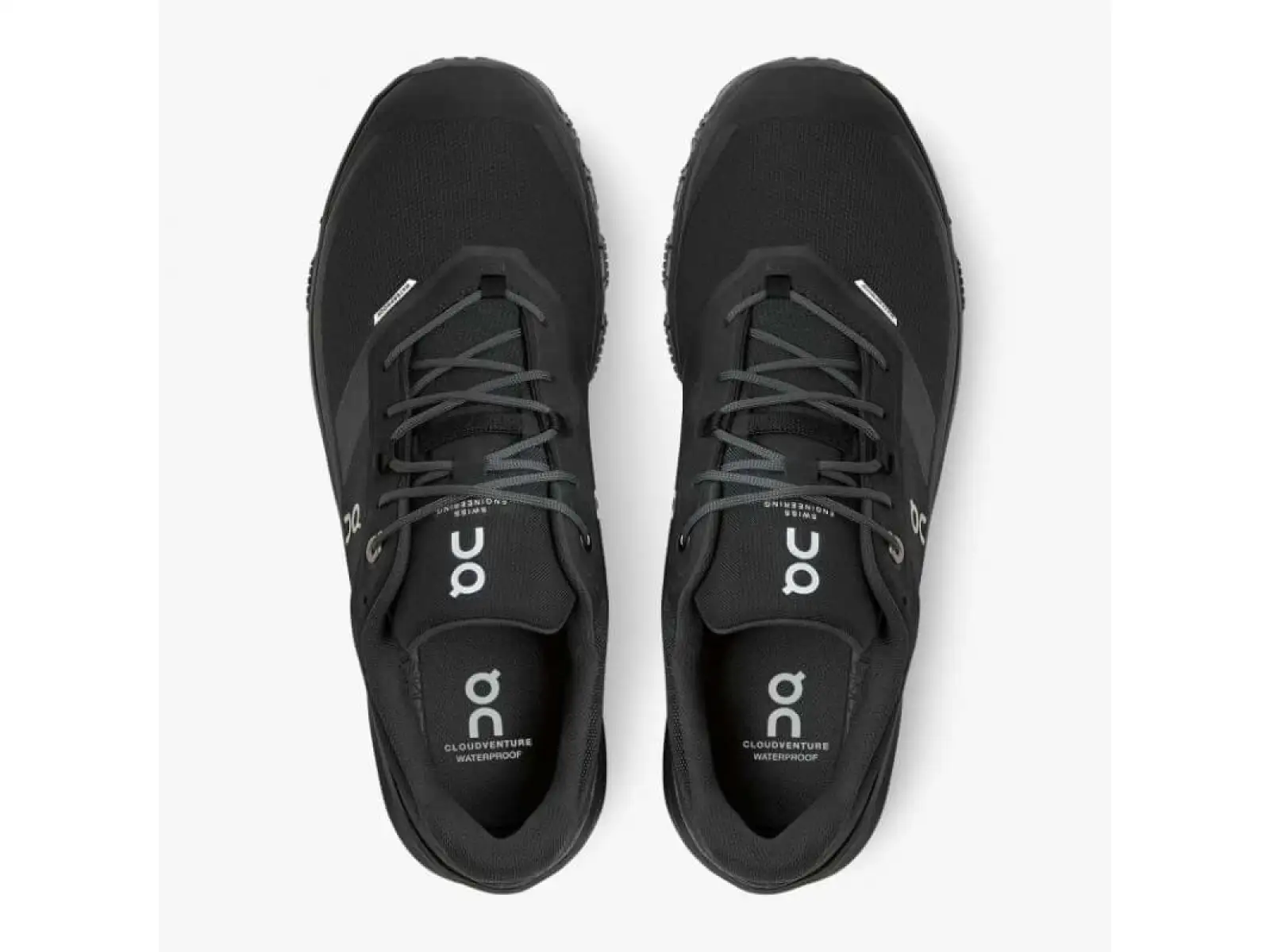 On Cloudventure Waterproof Running Shoes Men Black