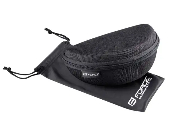 Force Sonic cycling glasses black/red, red mirror lenses
