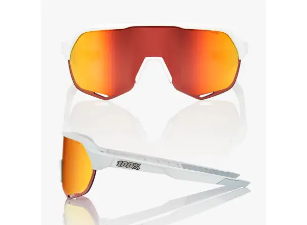 100% S2 Glasses Soft Tact Off White/HiPER Red Multilayer Mirror Lens