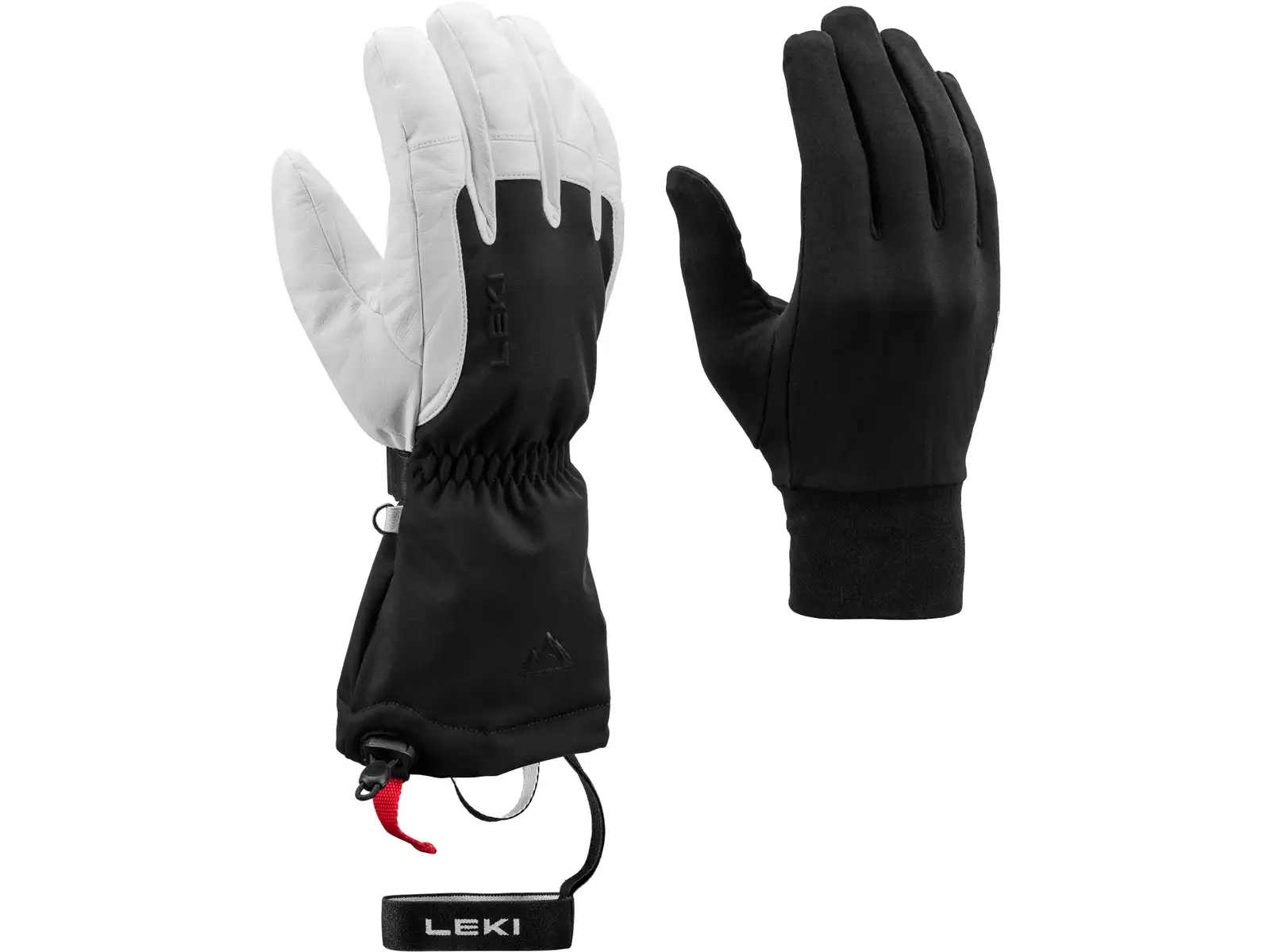 Leki Guide X-Treme alpine gloves Black/White