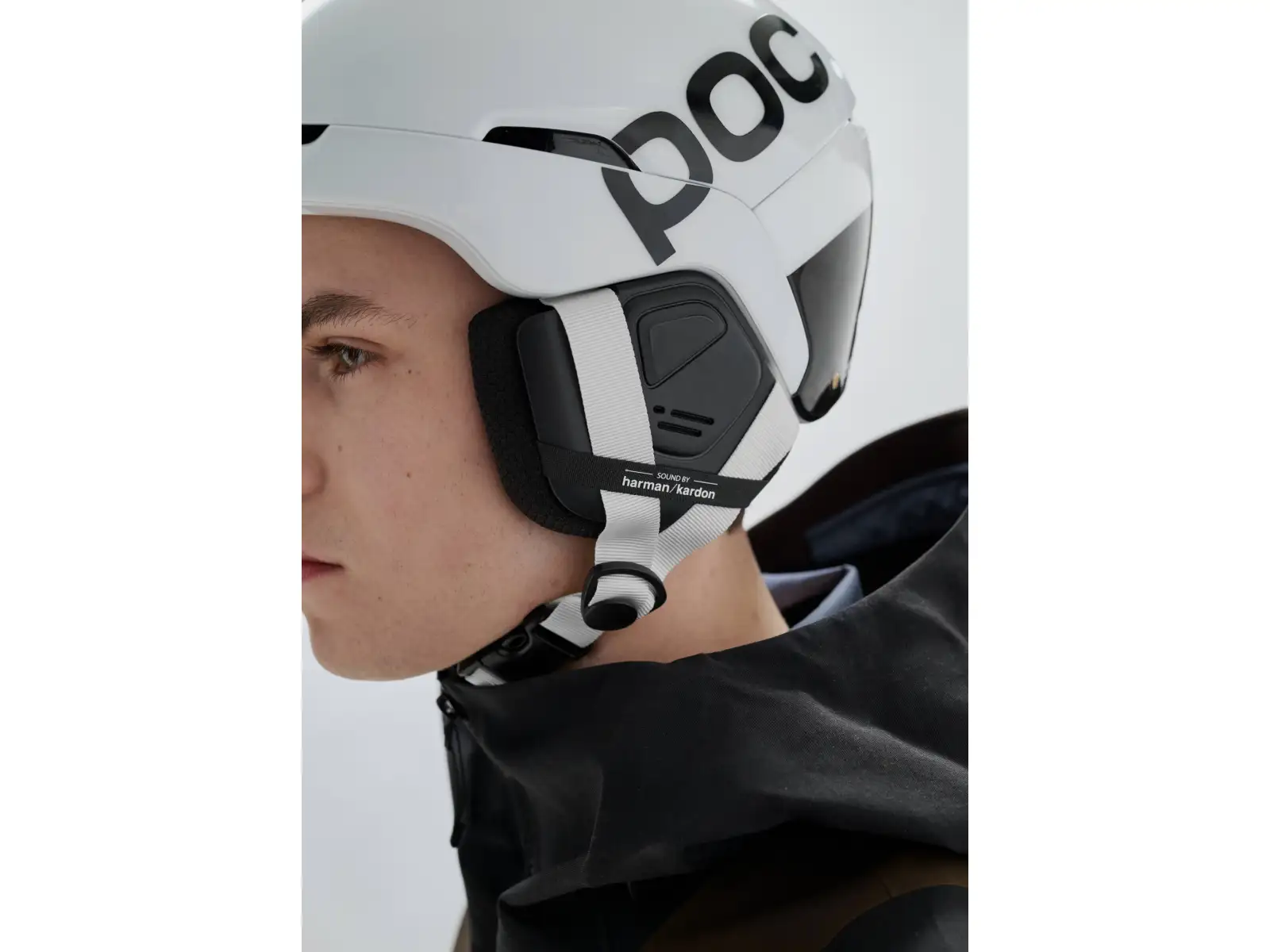 POC Obex Connect ski helmet Hydrogen White/Fluorescent Orange AVIP