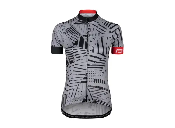 Force Shard Lady jersey short sleeve grey/black