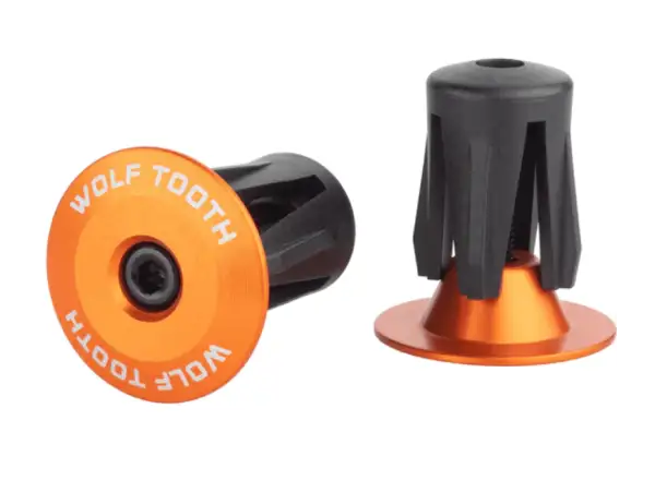 Wolf Tooth bar end plug orange