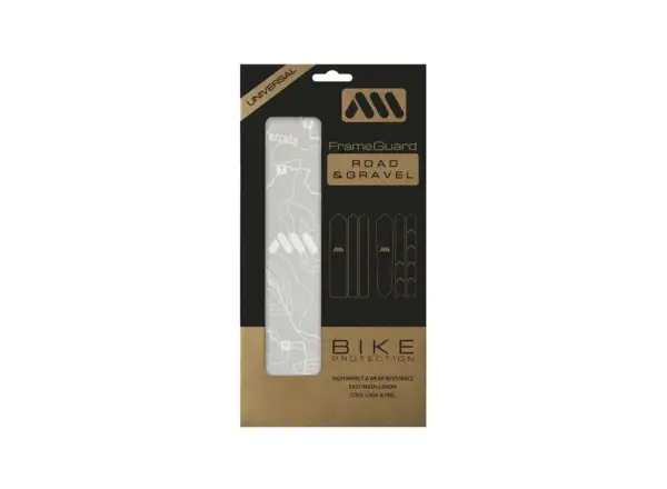 All Mountain Style frame protection stickers Gravel/Road Sterrato White