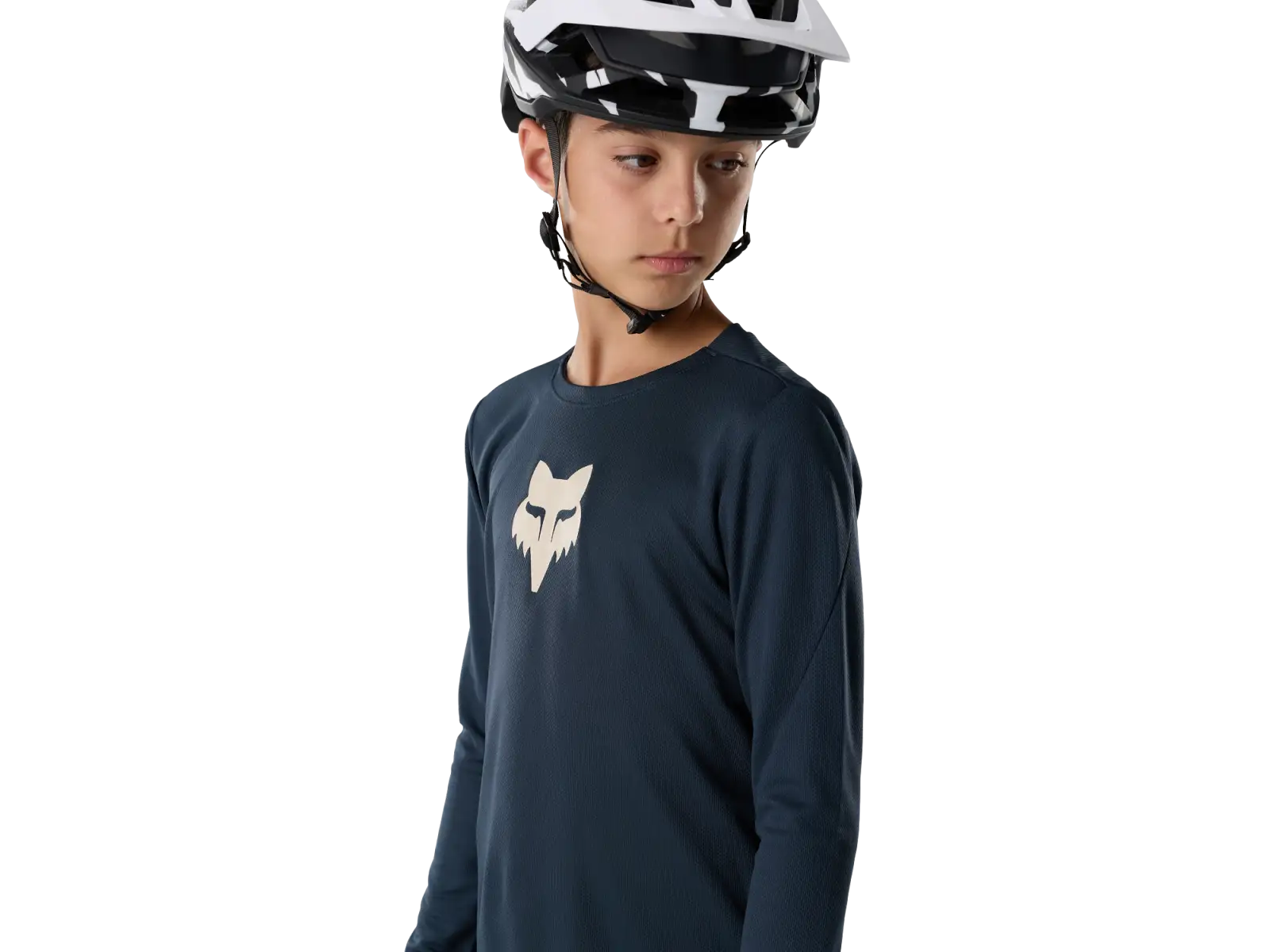 Fox Ranger Youth Head kids jersey long sleeve Galaxy blue