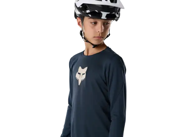 Fox Ranger Youth Head kids jersey long sleeve Galaxy blue