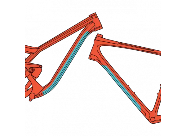 RideWrap protective film for downtube