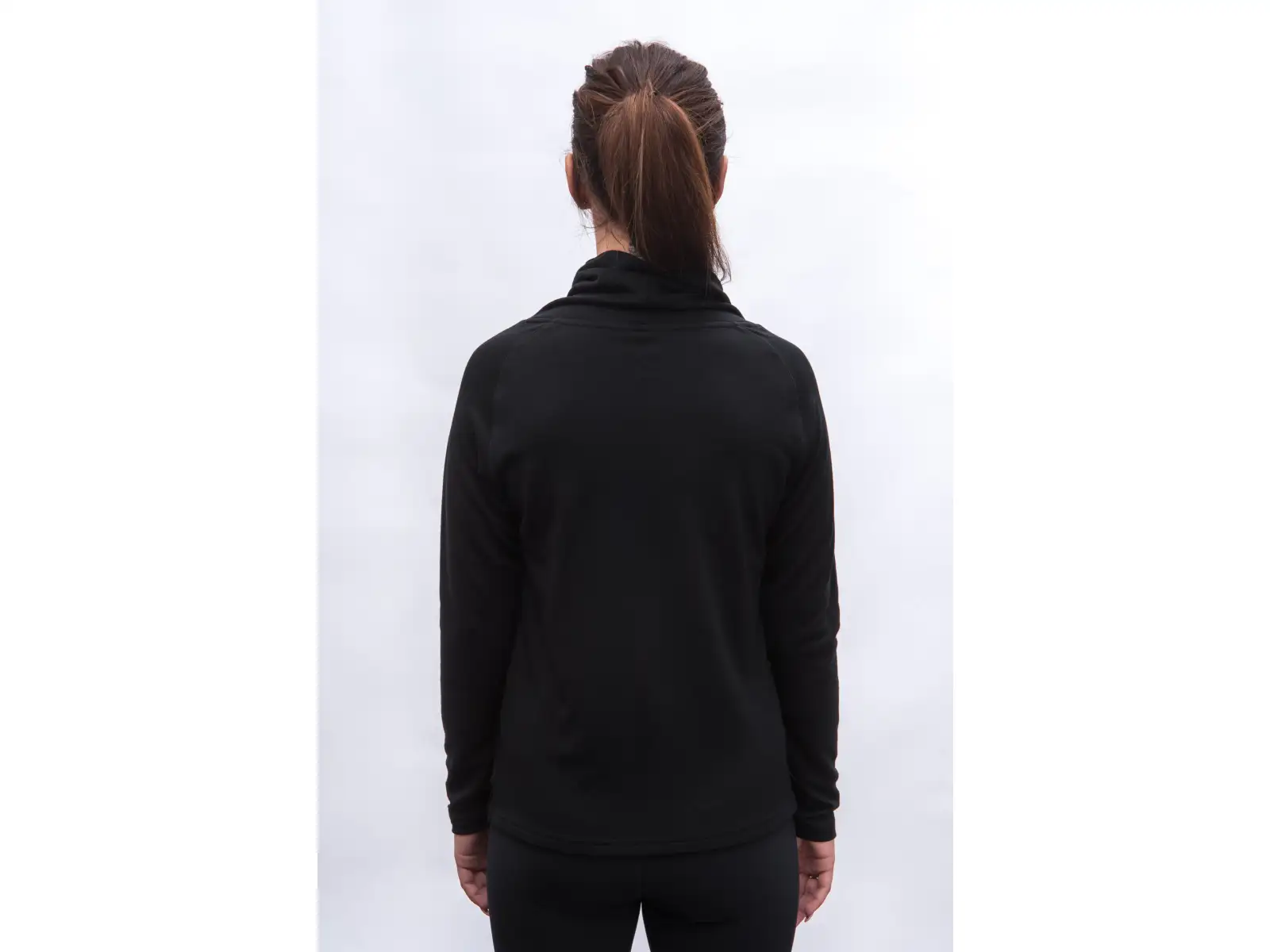 Sensor Merino Blend women's turtleneck black
