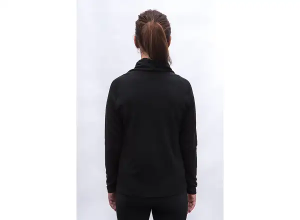 Sensor Merino Blend women's turtleneck black