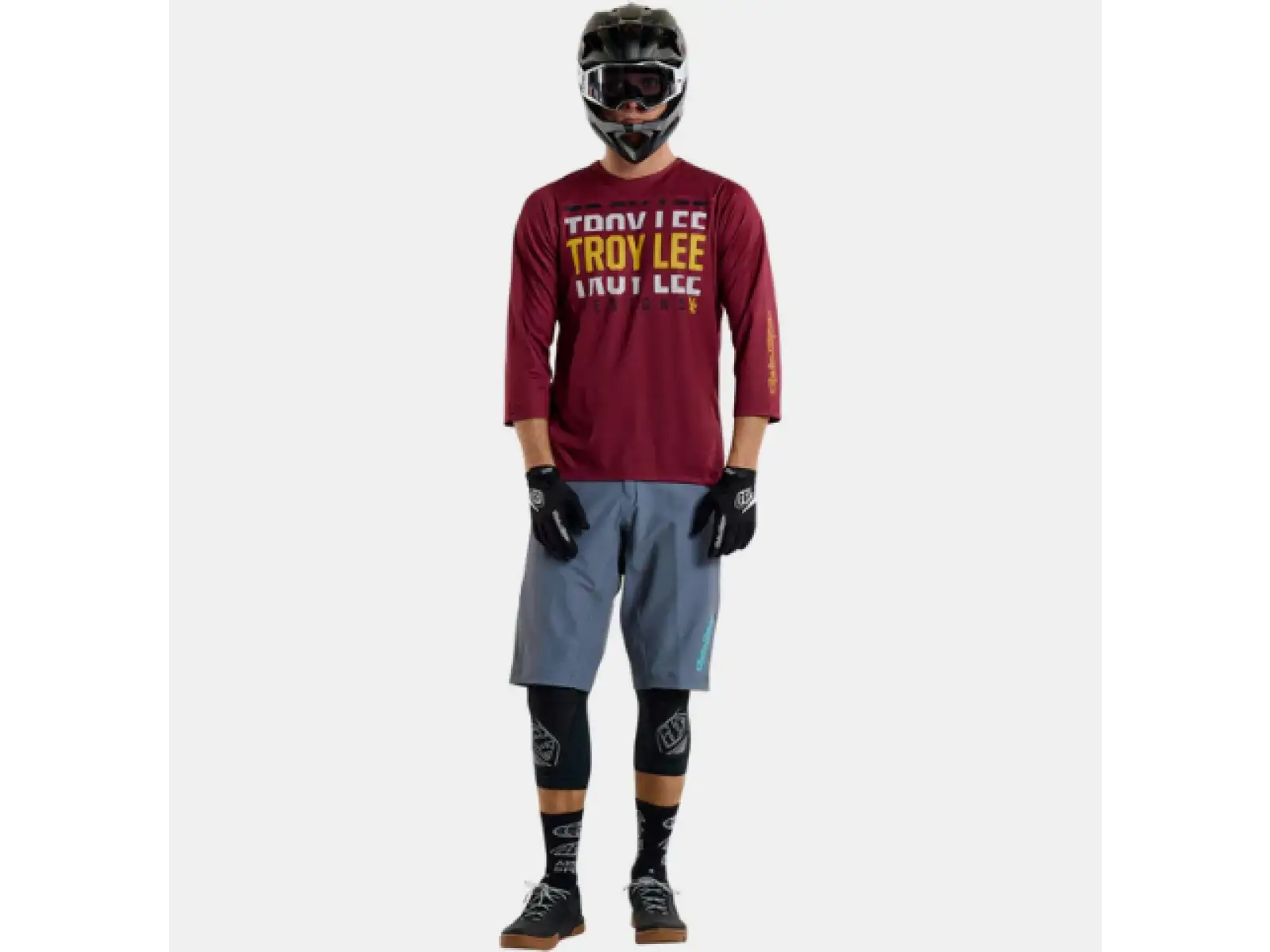 Troy Lee Designs Ruckus Spun men's jersey 3/4 sleeve Oxblood