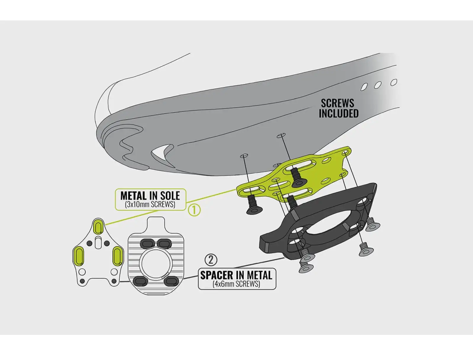 Magped Road2 magnetic pedals with steel axle black