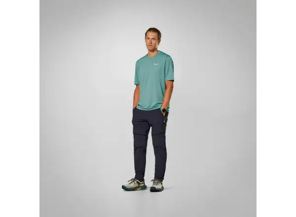 Salewa Pedroc Dry Light men's short sleeve T-shirt Willow