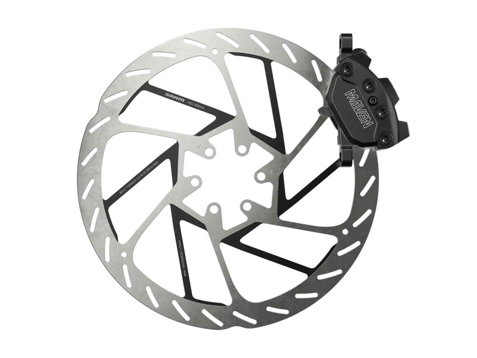 Sram Maven Silver B1 rear disc brake black