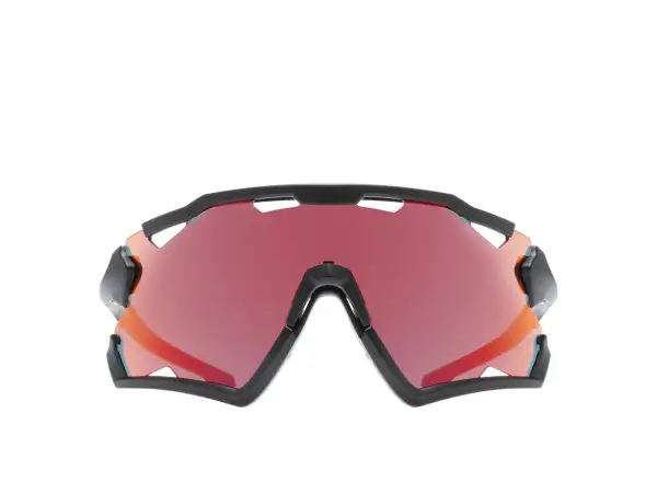 Uvex Sportstyle 228 set glasses Black Mat/Mirror Red Uni
