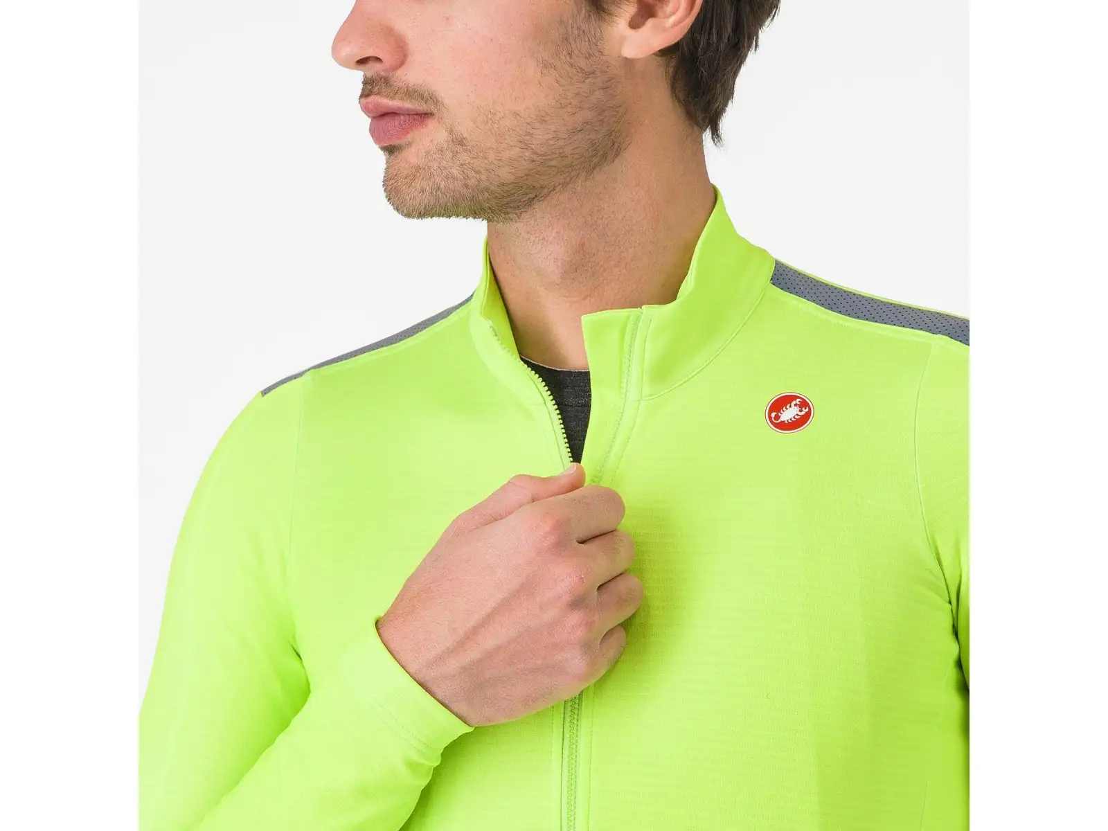 Castelli Puro 4 Jersey men's jersey Electric Lime