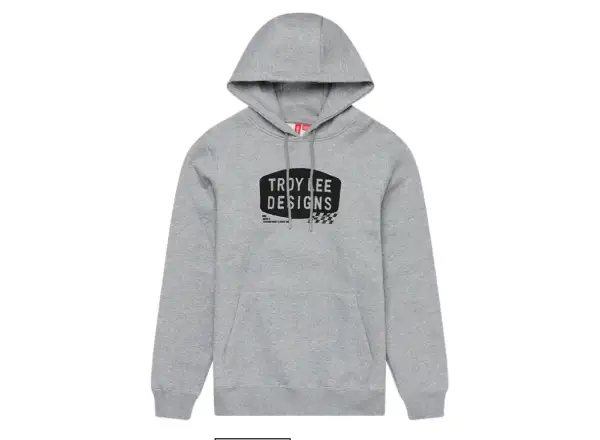 Troy Lee Designs Stamp men's hoodie Gray Heather