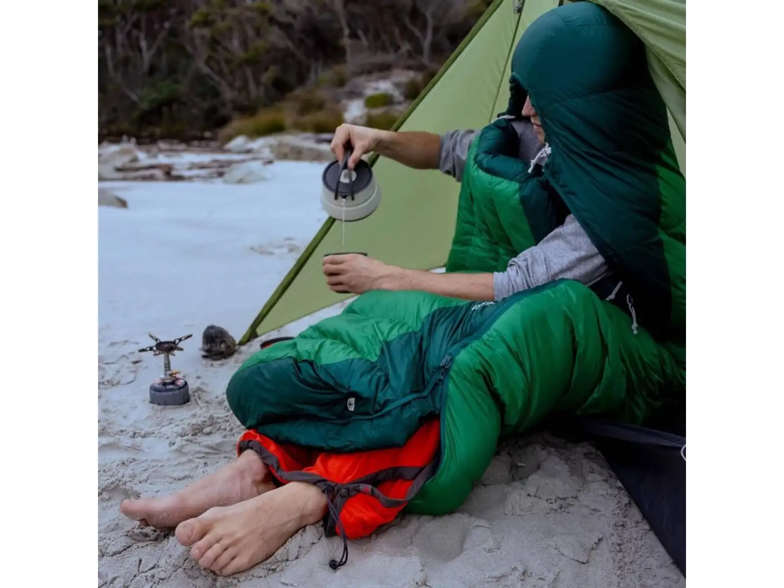 Sea To Summit Ascent Down Long sleeping bag -9C Rain Forest
