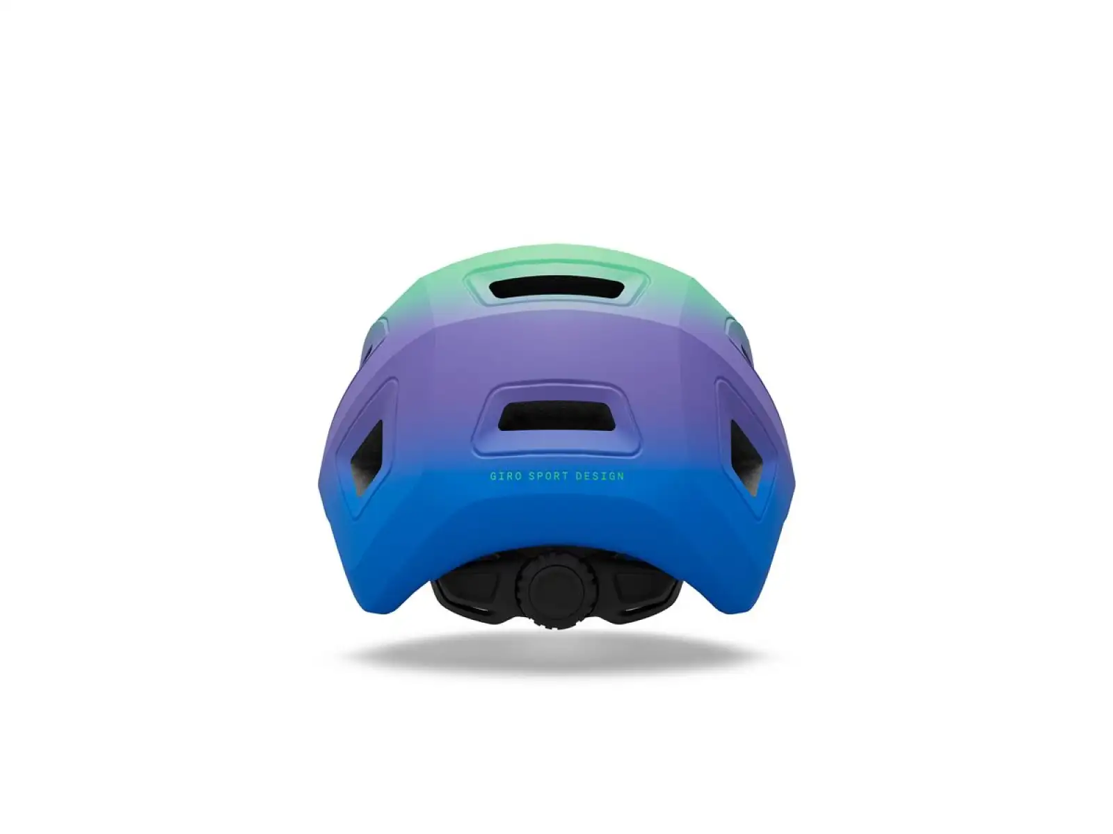 Giro Scamp II children's helmet Mat Blue Jewel/Vivid Green Fade