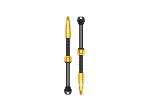 Lezyne CNC Pro tubeless valves 80mm Gold
