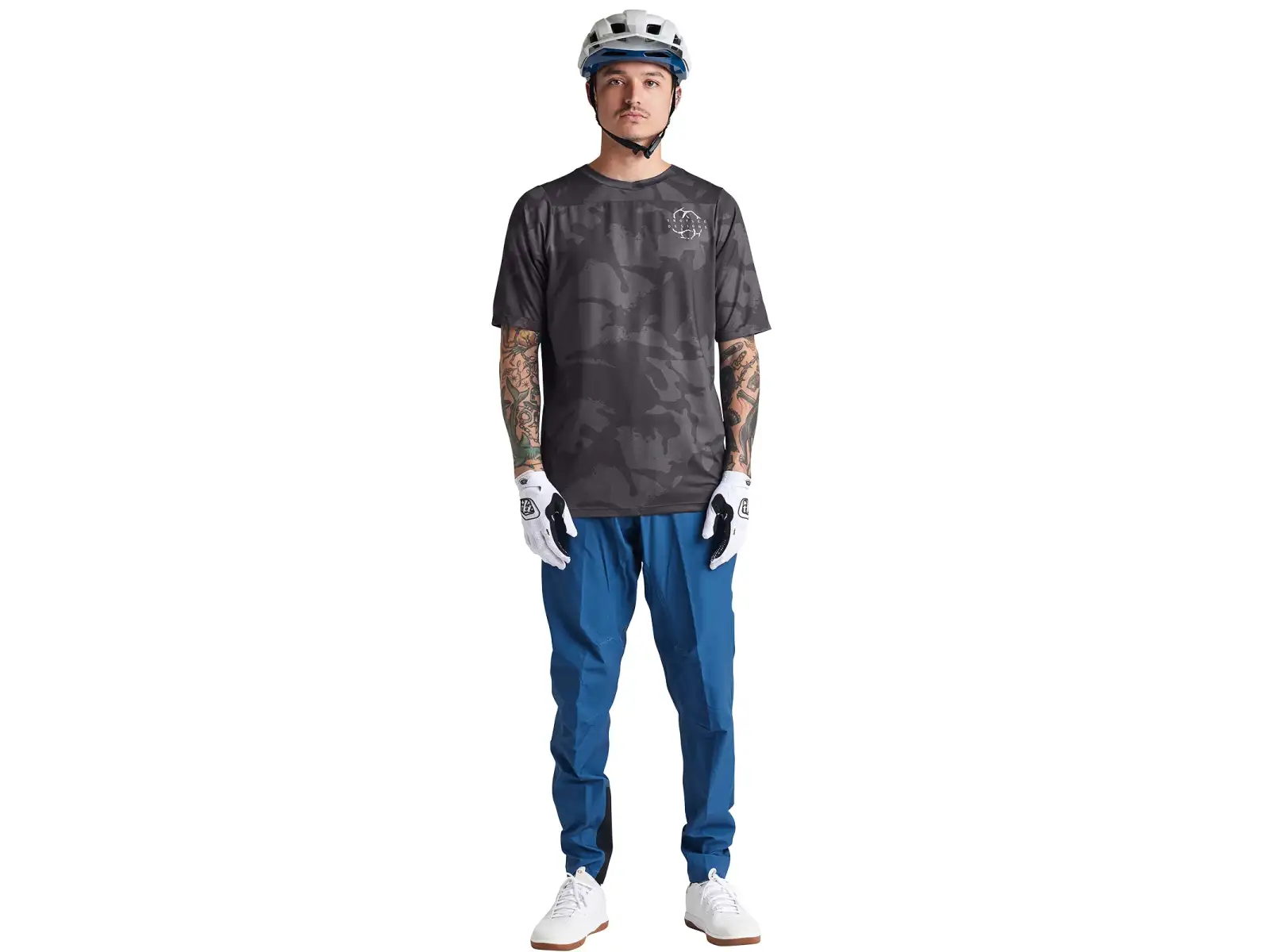 Troy Lee Designs Skyline men's jersey short sleeve Shadow Camo Carbon