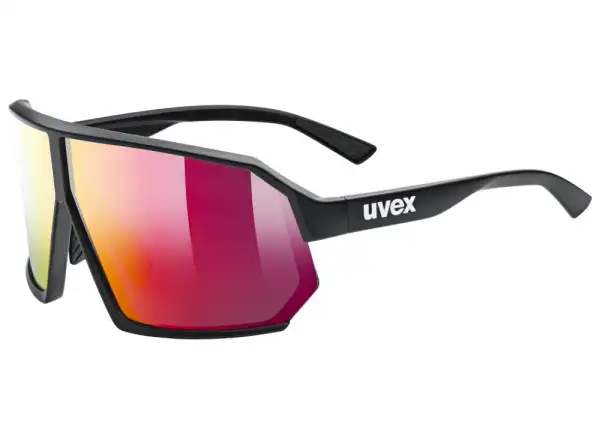 Uvex Sportstyle 237 glasses Black Matt/Mirror Red